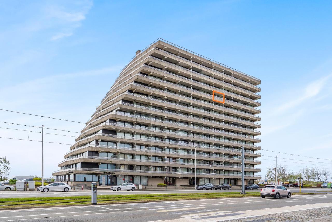 Luxueuze Vakantiestudio Met Zeezicht En Terras In Oostende Eksteriør bilde