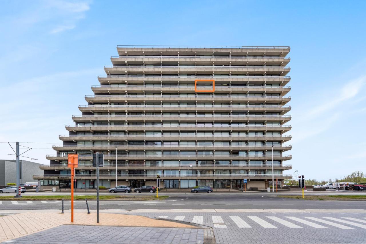 Luxueuze Vakantiestudio Met Zeezicht En Terras In Oostende Eksteriør bilde